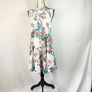 Peach Love CA Sleeveless dress floral Size S‎